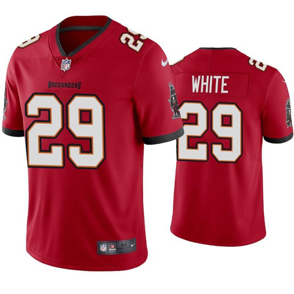 Men's Tampa Bay Buccaneers #29 Rachaad White Red Vapor Untouchable Limited Stitched Jersey